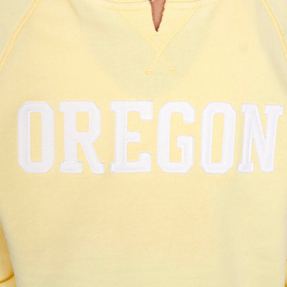 Arched Oregon, Camp David, Yellow, Pullover, Cotton Blend, Women, Butter, Embroidered design, Sweatshirt, 838516